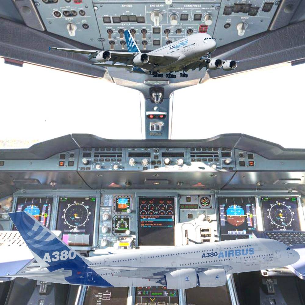 intérieur cockpit A380 illustre les compétences